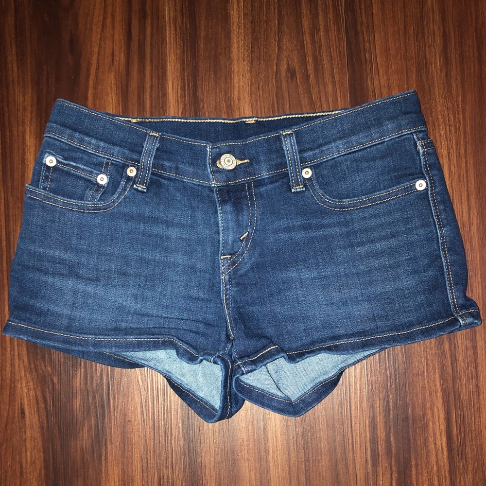 Denim shorts